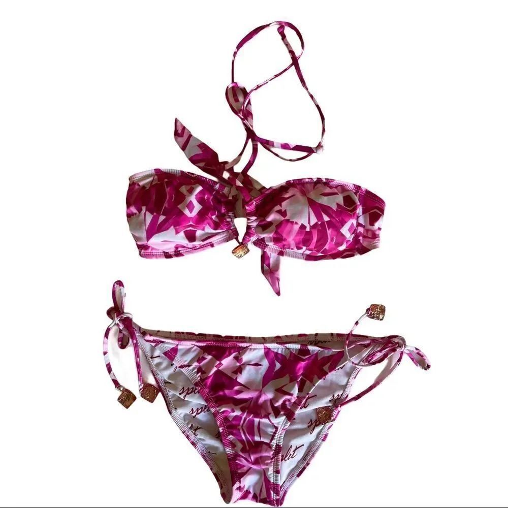 Split Bikini Embellished Size S